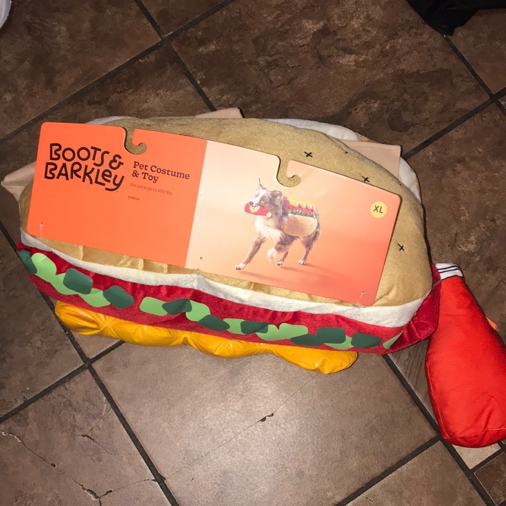 NWOT Boots & Barkley Hot Dog Pet Costume